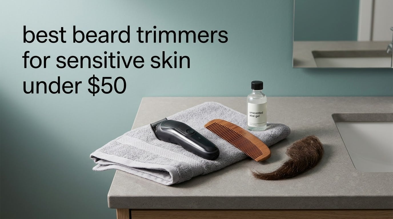 best beard trimmers for sensitive skin under $50