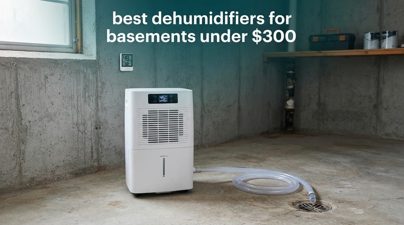 best dehumidifiers for basements under $300