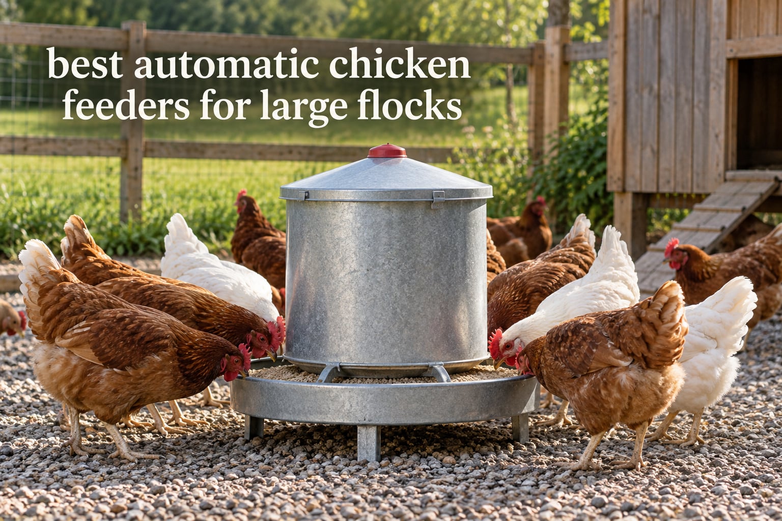 best automatic chicken feeders for large flocks