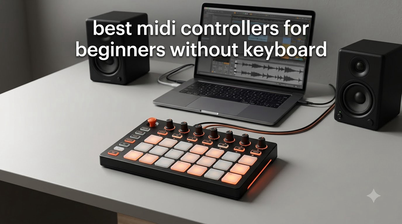 best midi controllers for beginners without keyboard