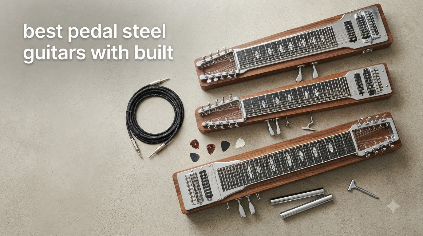 best pedal steel guitars with built