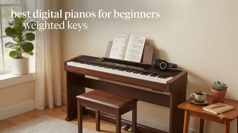 best digital pianos for beginners weighted keys