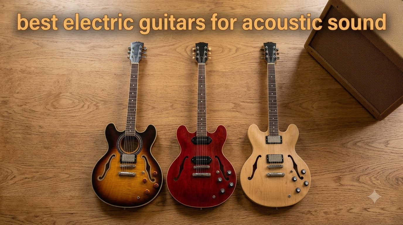 best electric guitars for acoustic sound