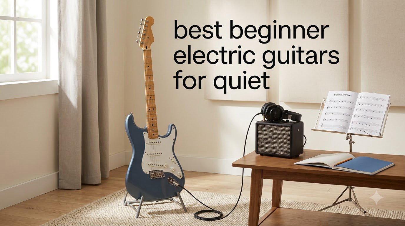 best beginner electric guitars for quiet