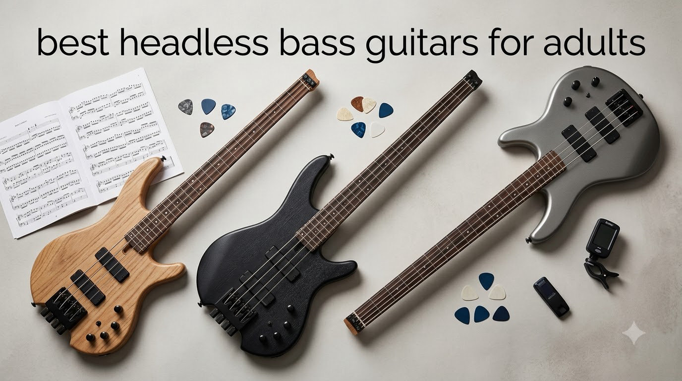 best headless bass guitars for adults