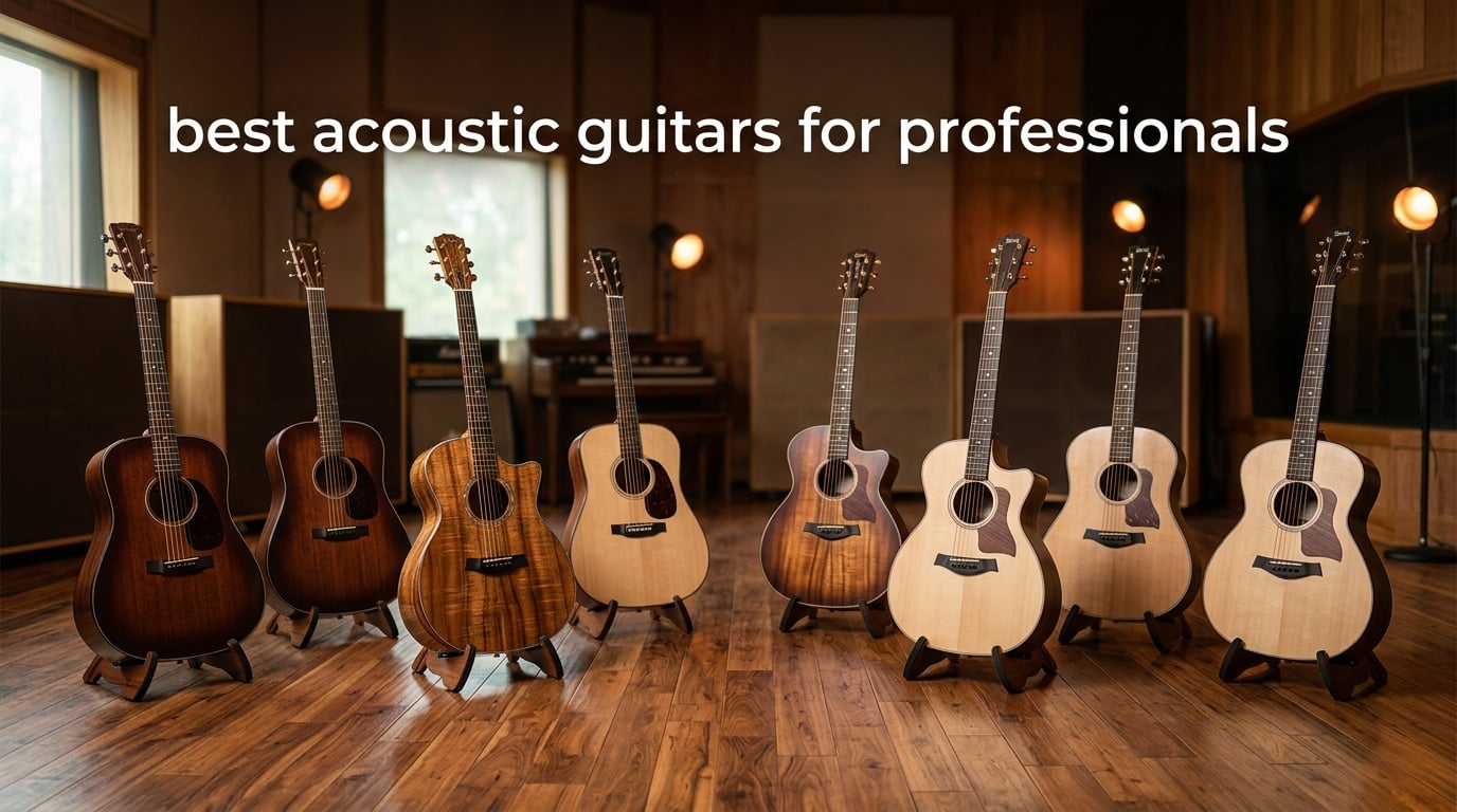best acoustic guitars for professionals