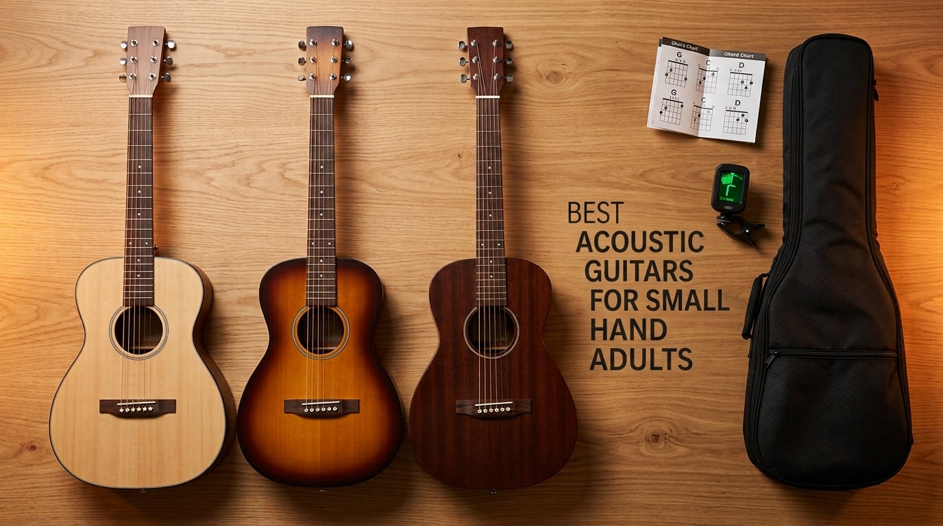 best acoustic guitars for small hand adults