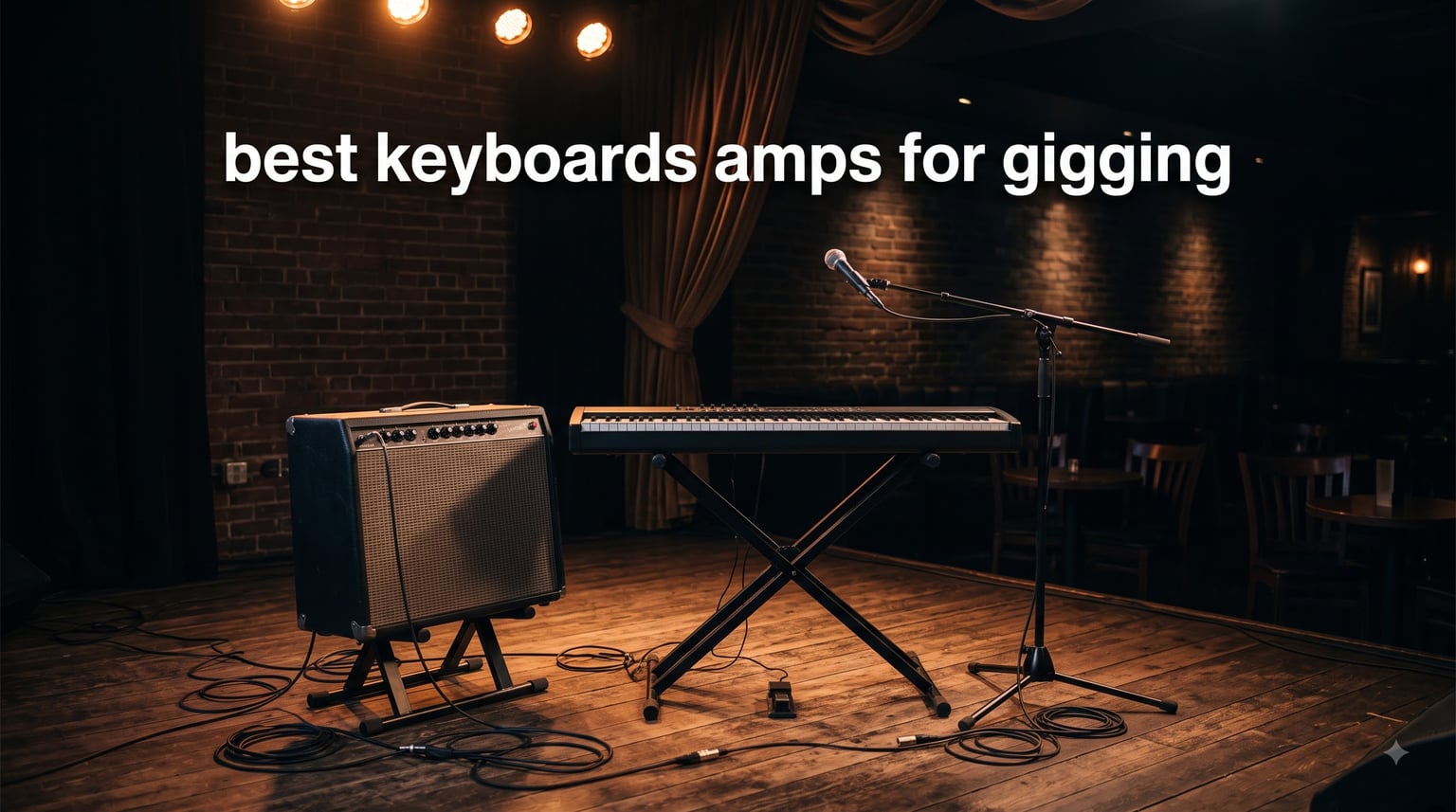 best keyboards amps for gigging