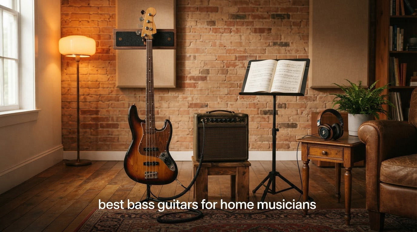 best bass guitars for home musicians