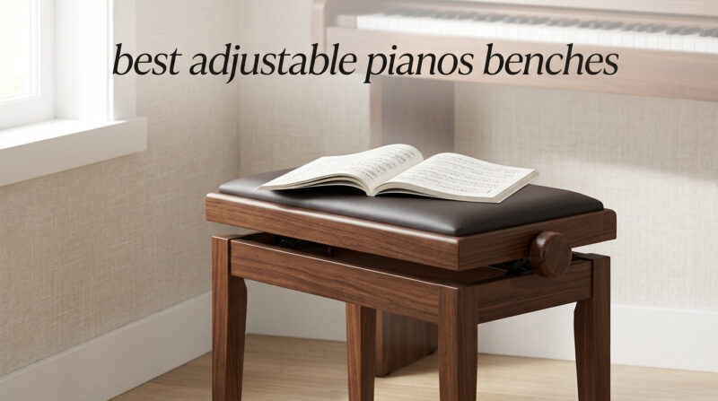 best adjustable pianos benches