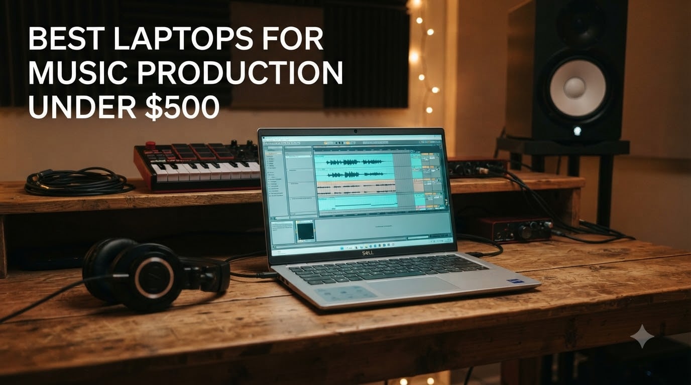 best laptops for music production under $500
