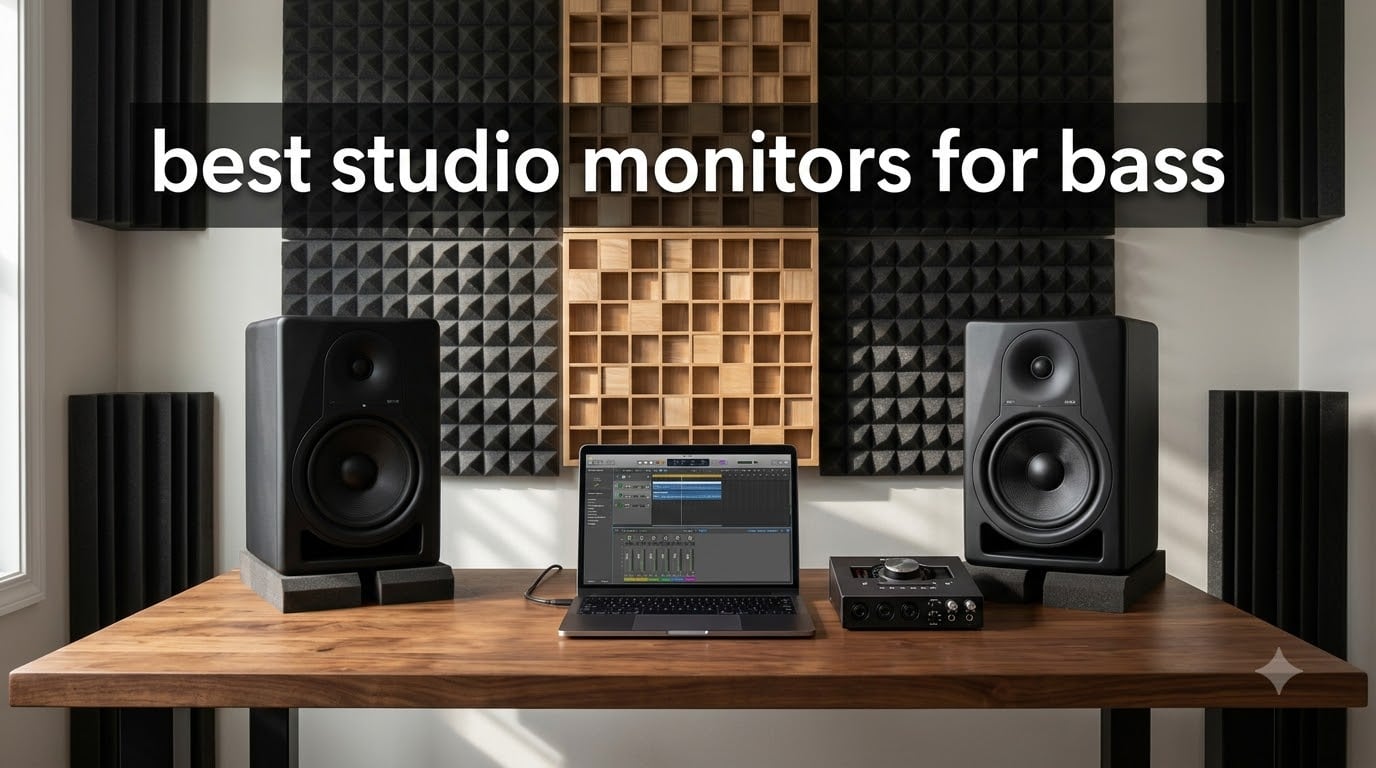 best studio monitors for bass