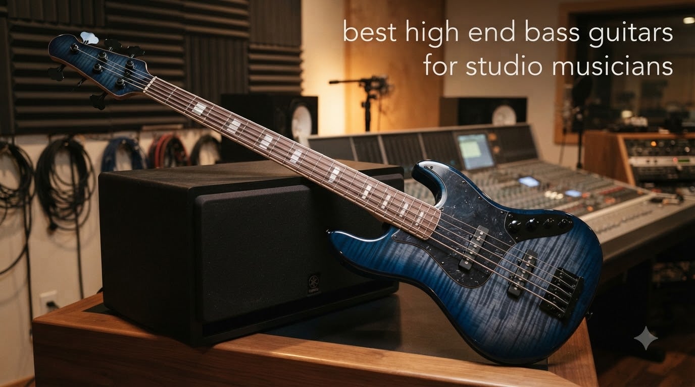best high end bass guitars for studio musicians