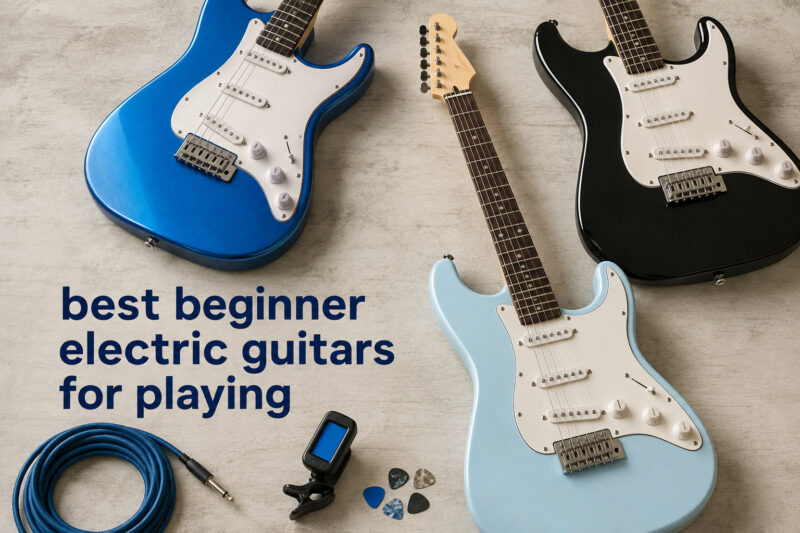 best beginner electric guitars for playing