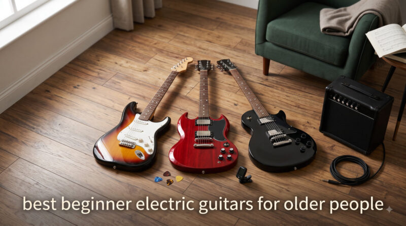 best beginner electric guitars for older people