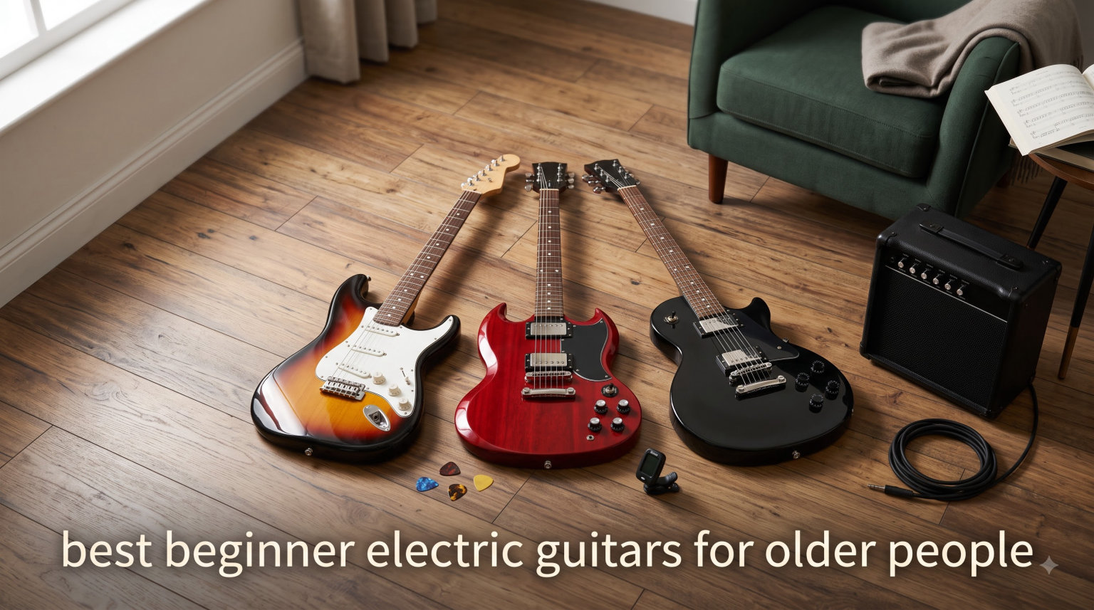 best beginner electric guitars for older people
