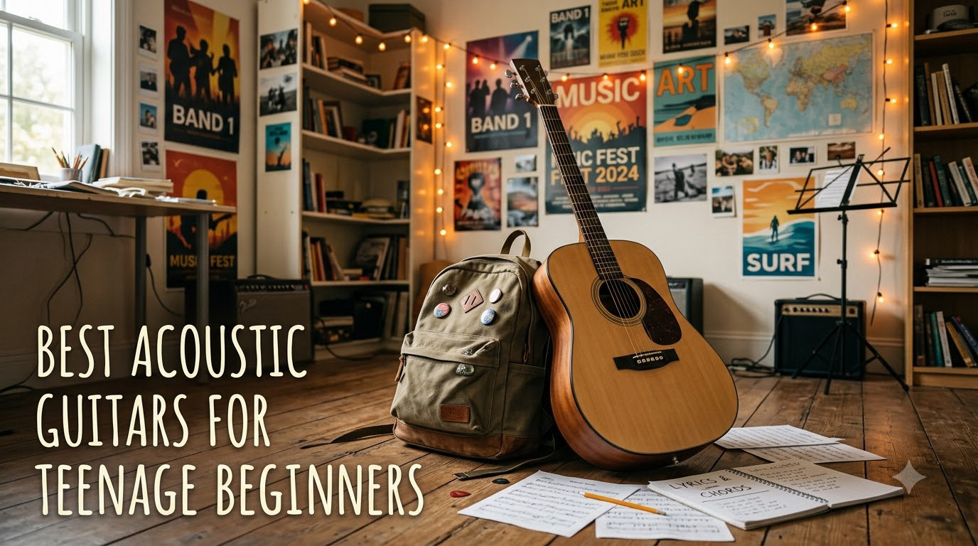 best acoustic guitars for teenage beginners