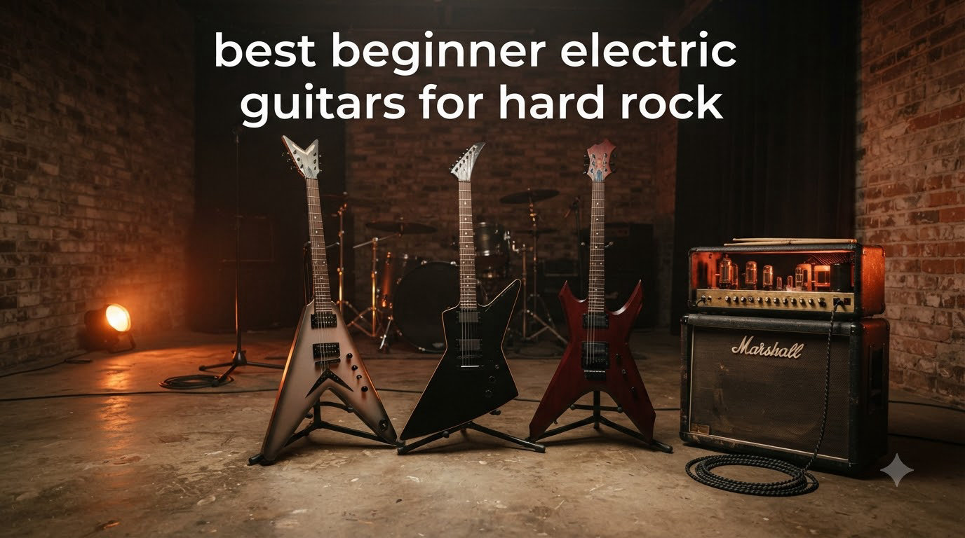 best beginner electric guitars for hard rock