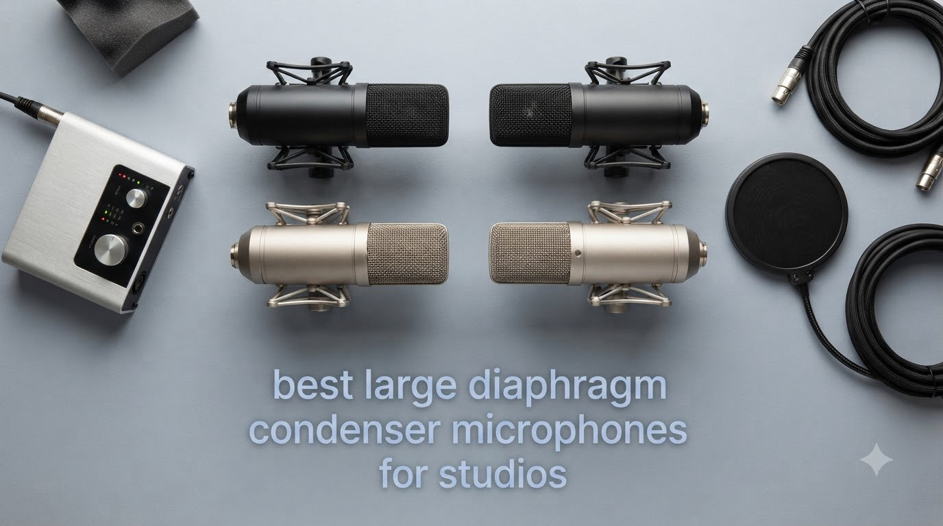 best large diaphragm condenser microphones for studios