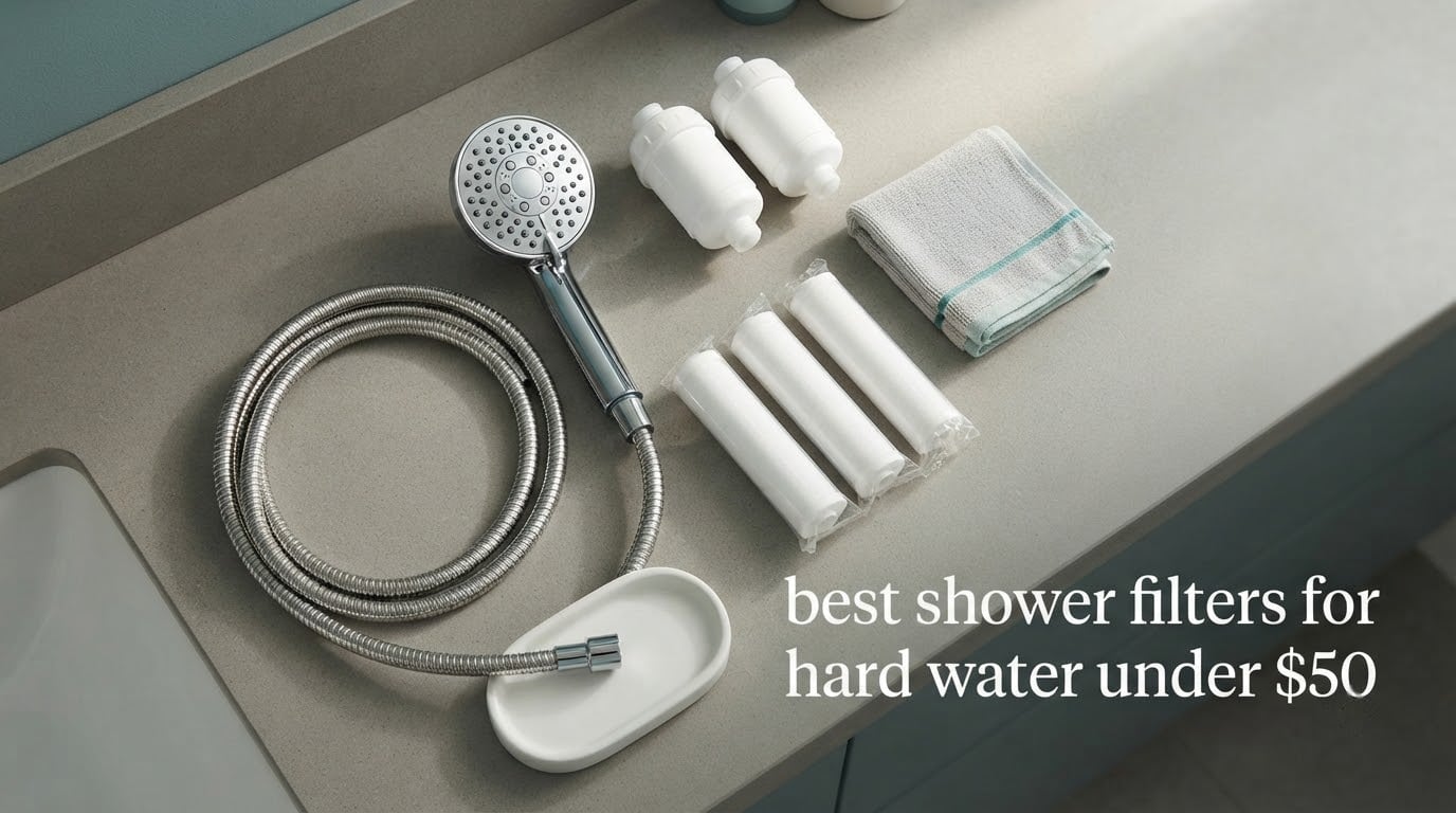 best shower filters for hard water under $50
