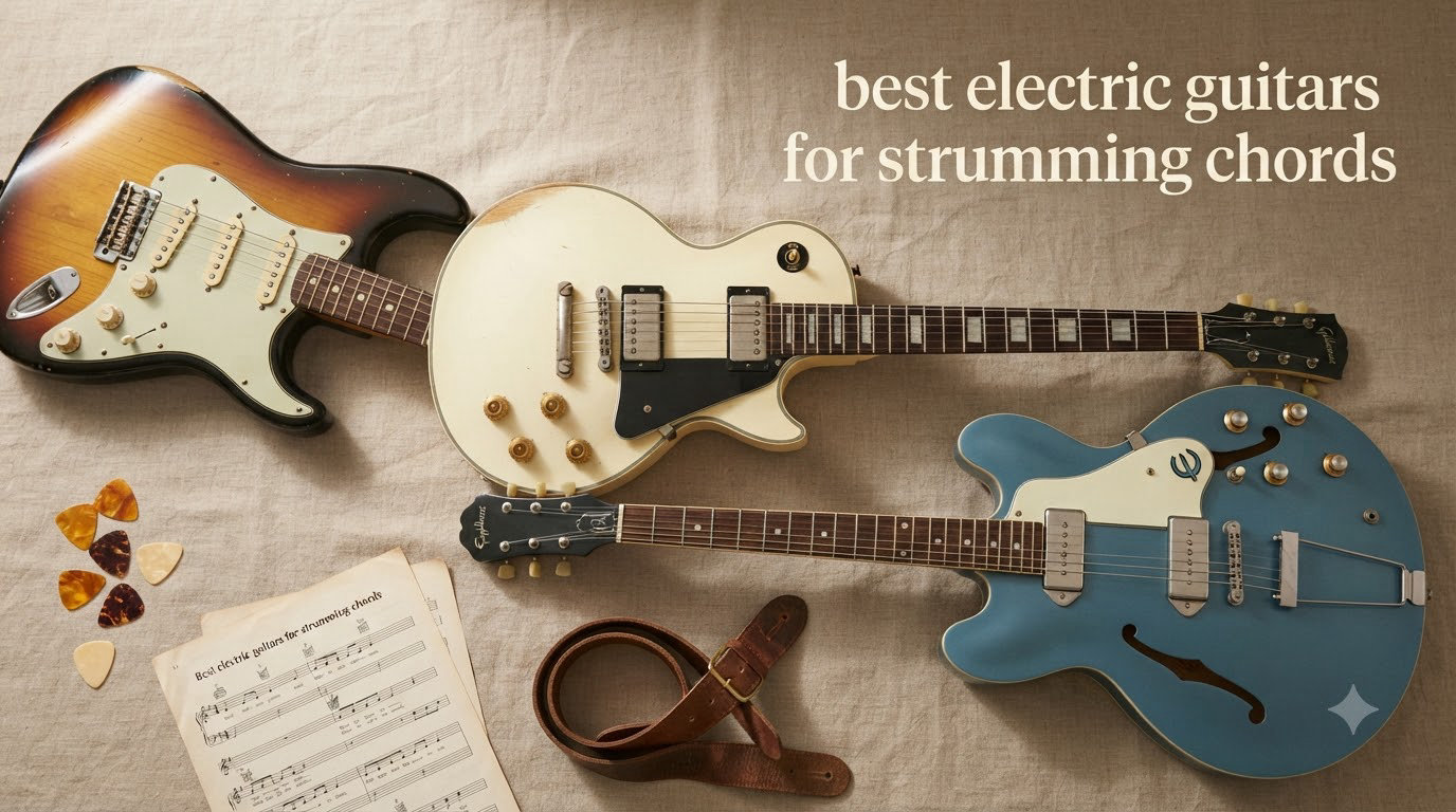 best electric guitars for strumming chords