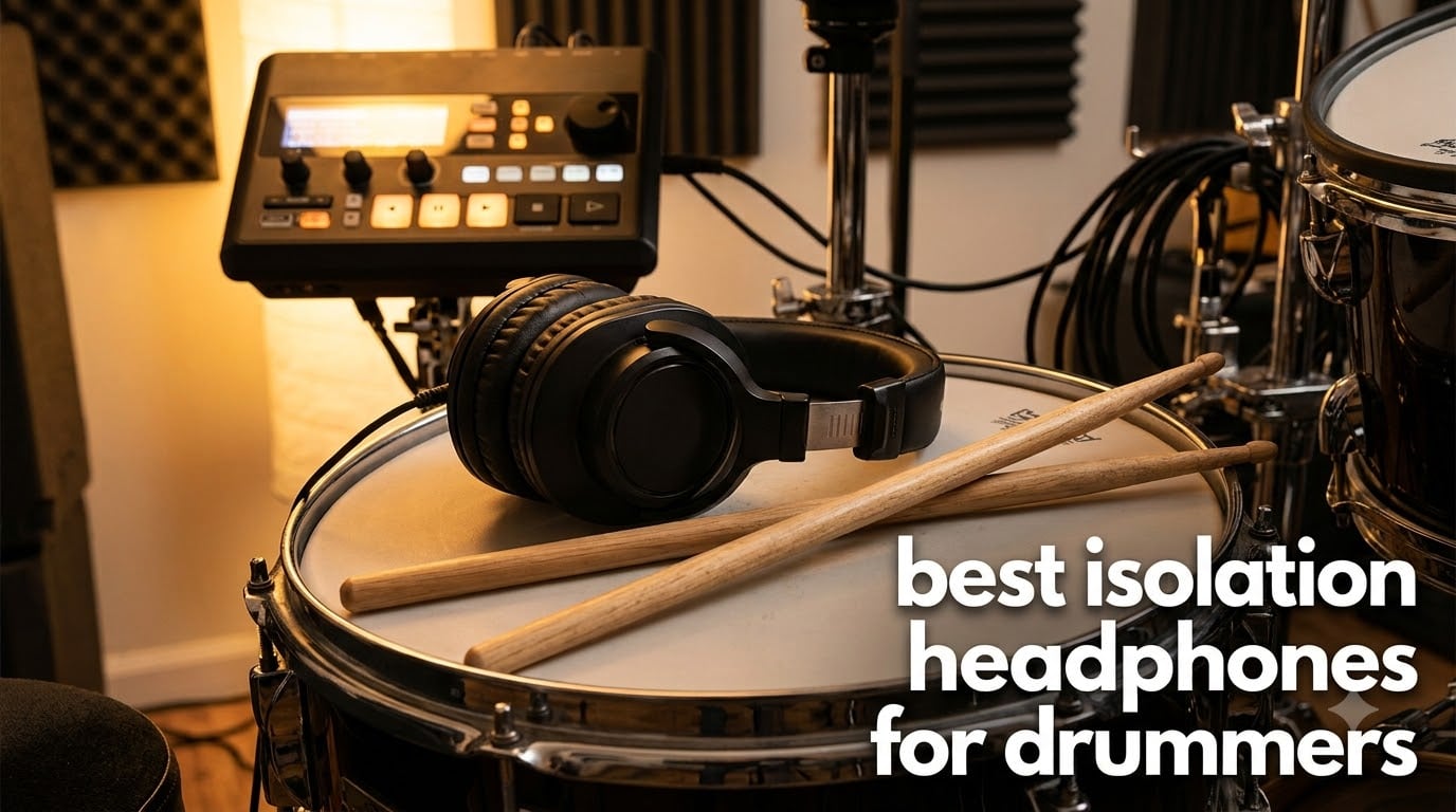 best isolation headphones for drummers