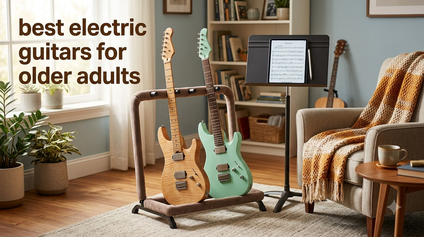best electric guitars for older adults