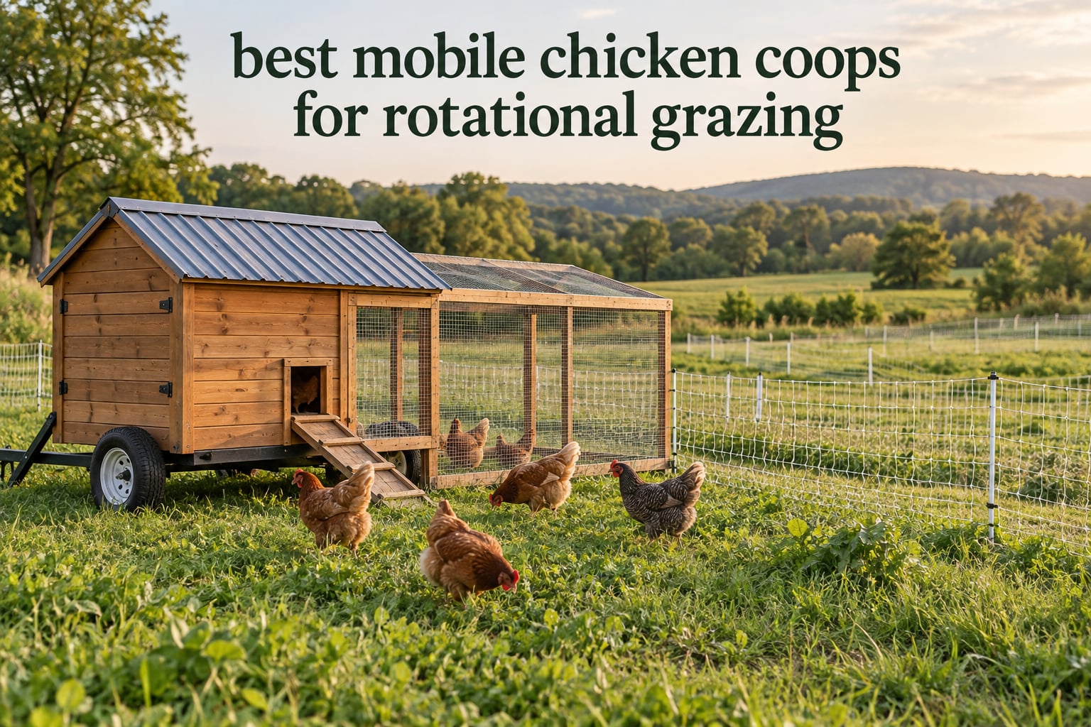 best mobile chicken coops for rotational grazing