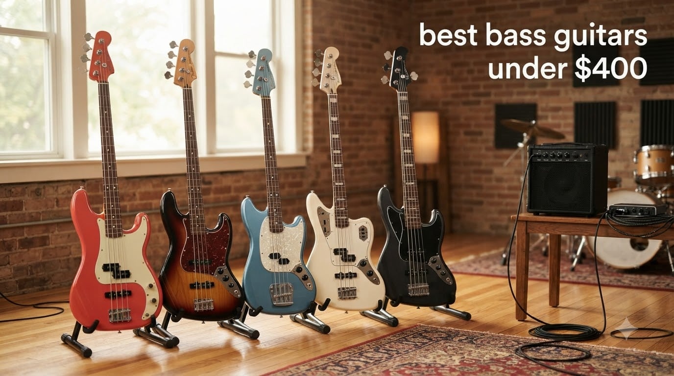 best bass guitars under $400