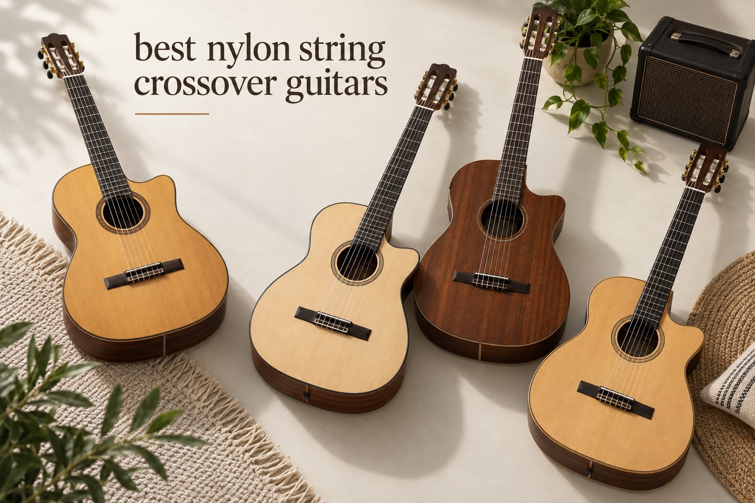 best nylon string crossover guitars