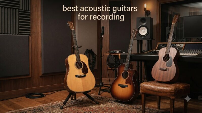 best acoustic guitars for recording