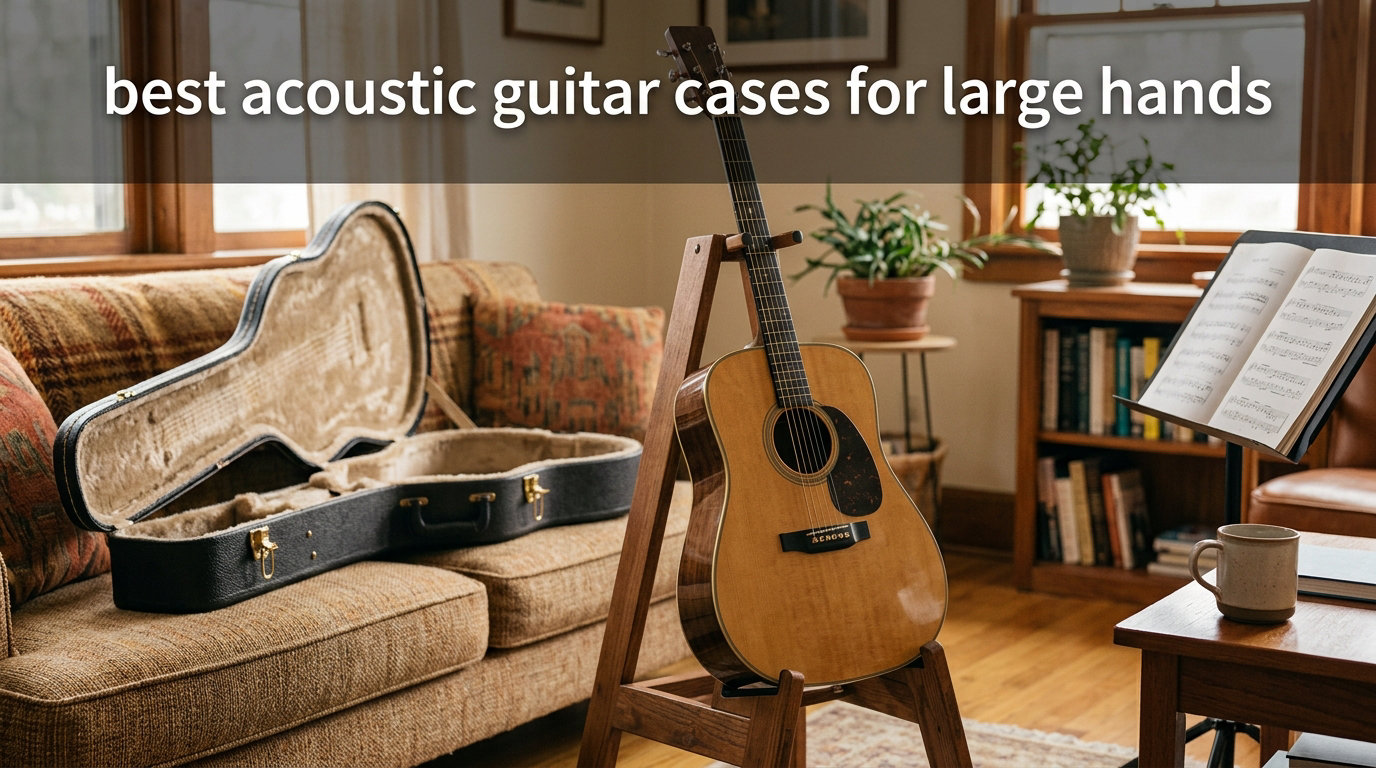 best acoustic guitar cases for large hands