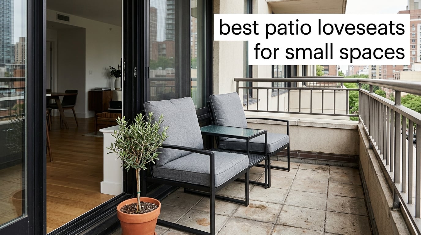 best patio loveseats for small spaces