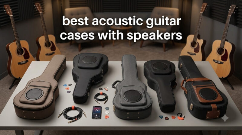 best acoustic guitar cases with speakers