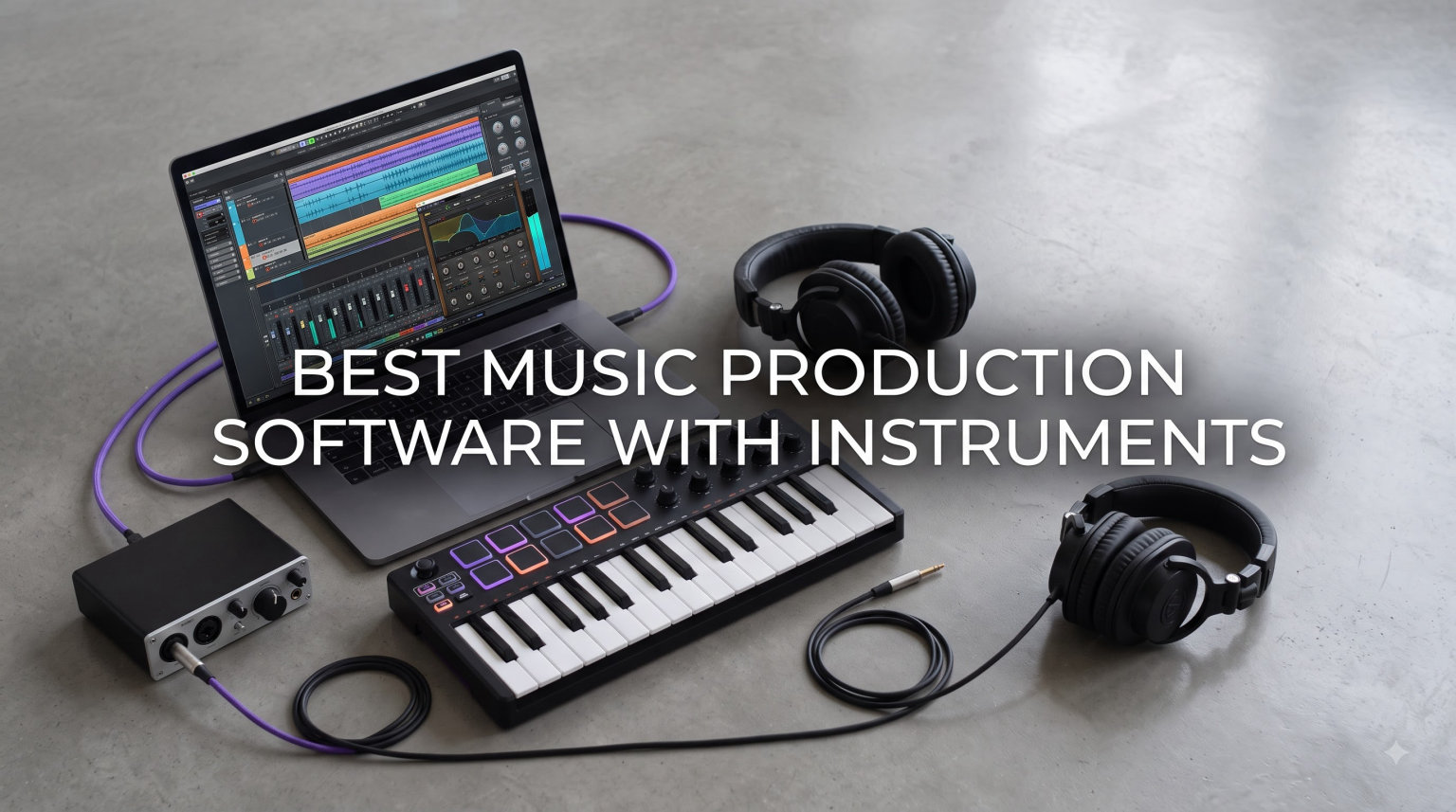 best music production software with instruments
