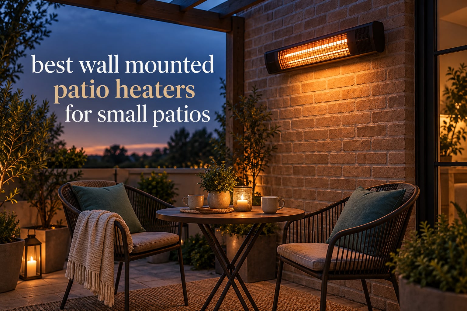 best wall mounted patio heaters for small patios