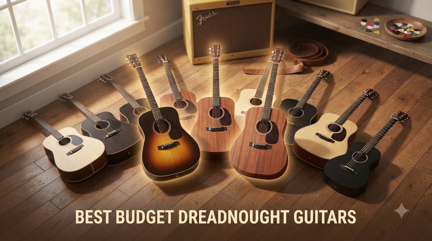 best budget dreadnought guitars