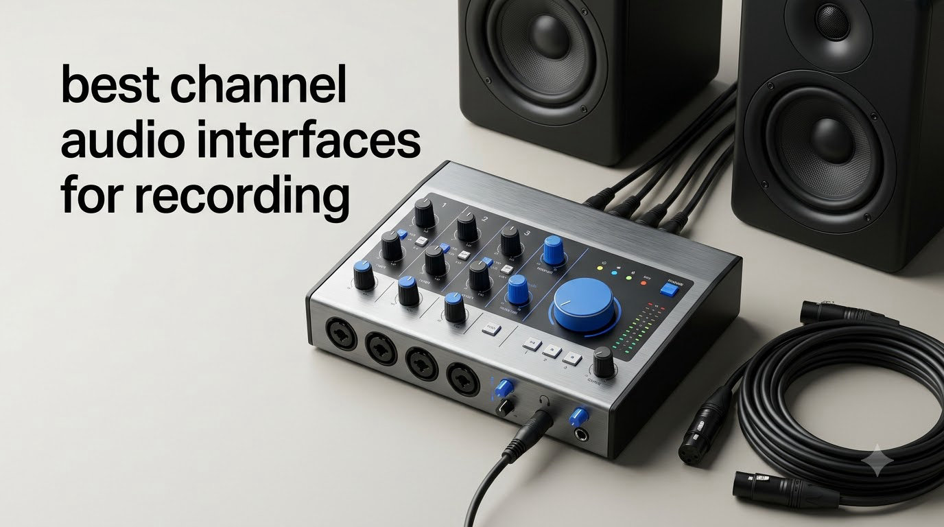 best 4 channel audio interfaces for recording