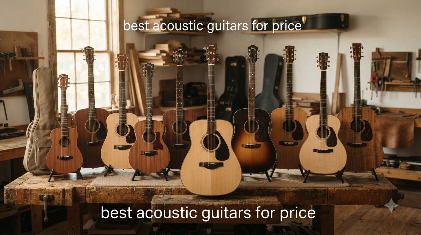 best acoustic guitars for price