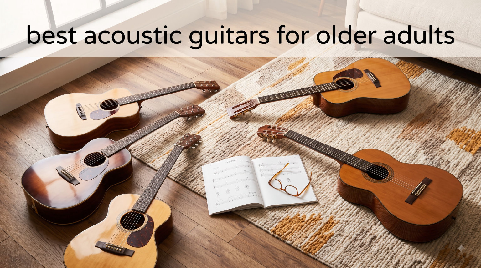 best acoustic guitars for older adults