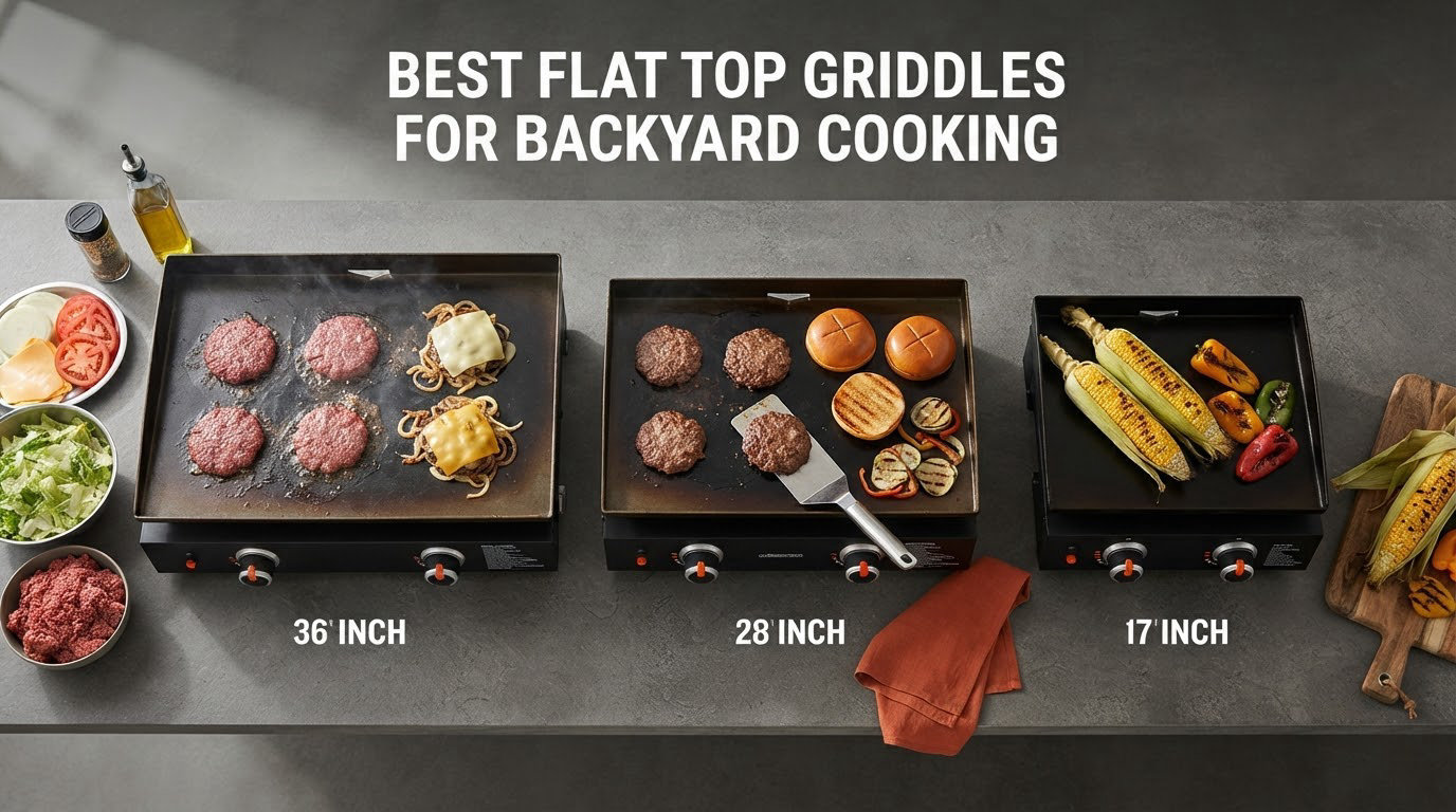 best flat top griddles for backyard cooking