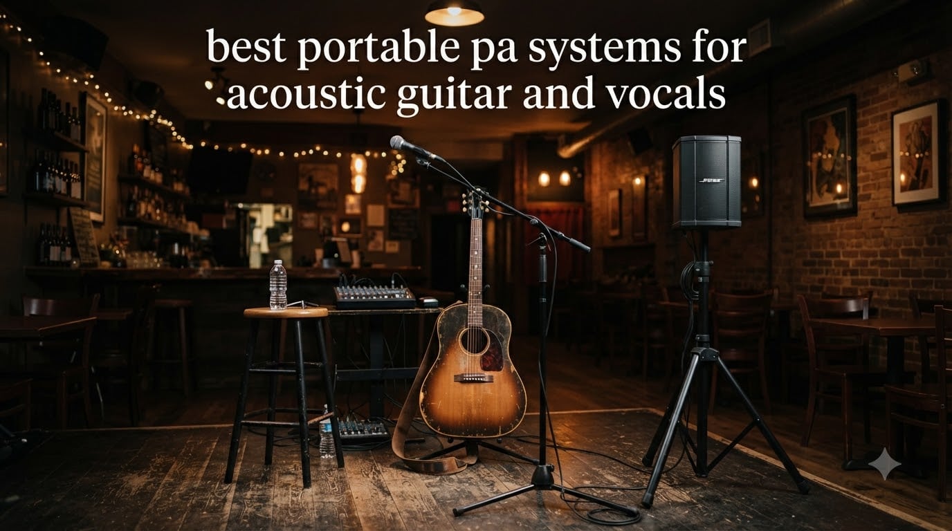 best portable pa systems for acoustic guitar and vocals