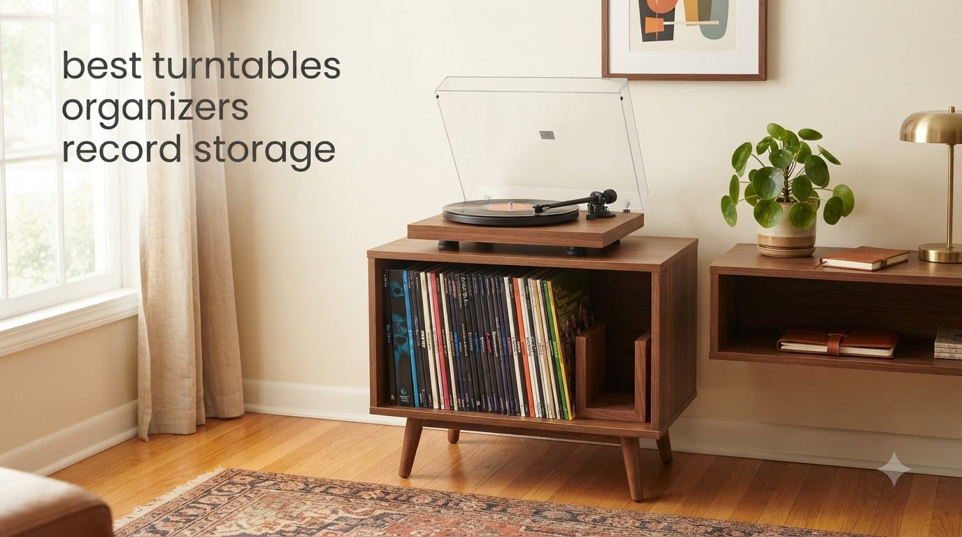 best turntables organizers record storage