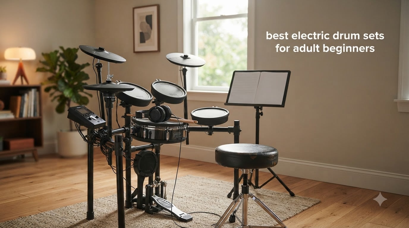 best electric drum sets for adult beginners