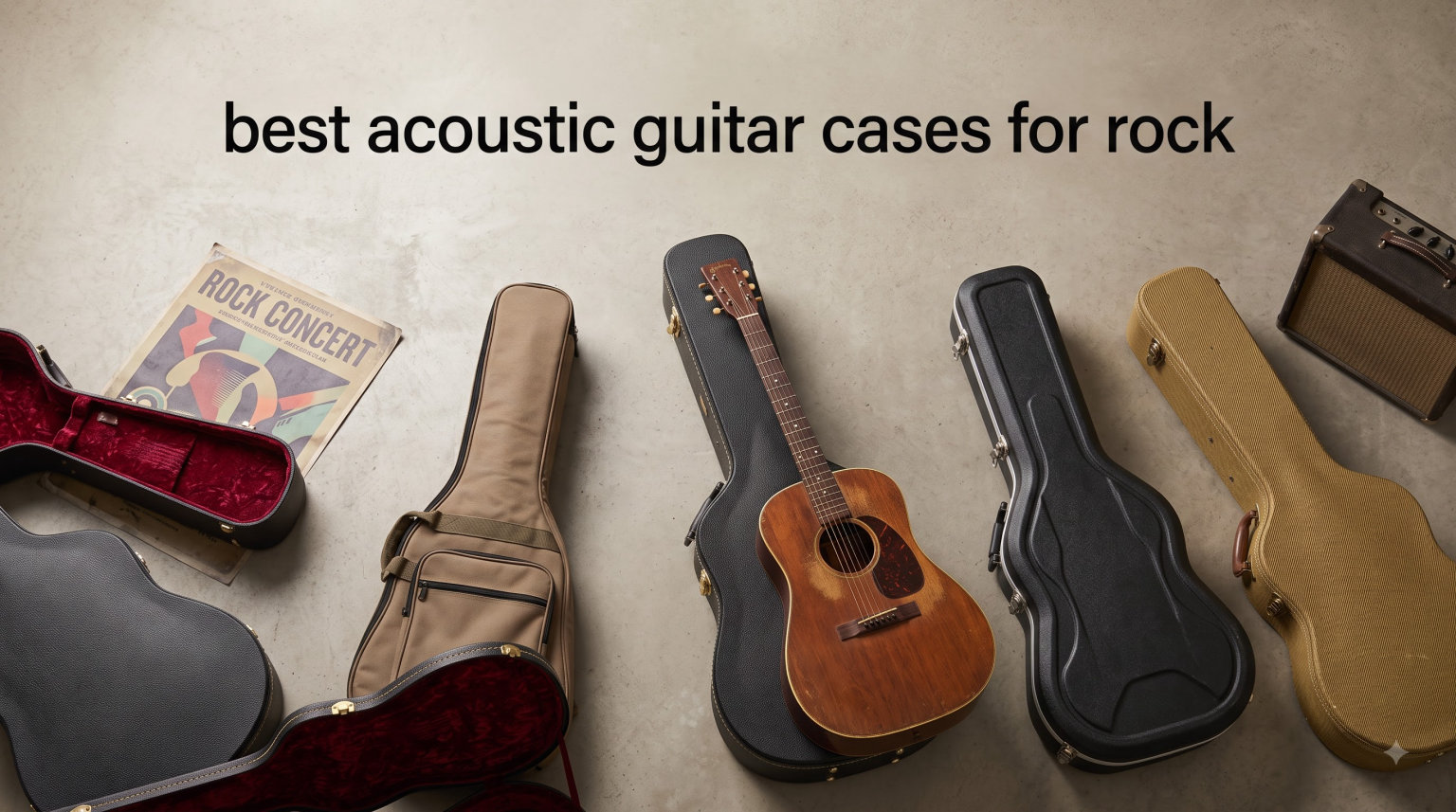 best acoustic guitar cases for rock