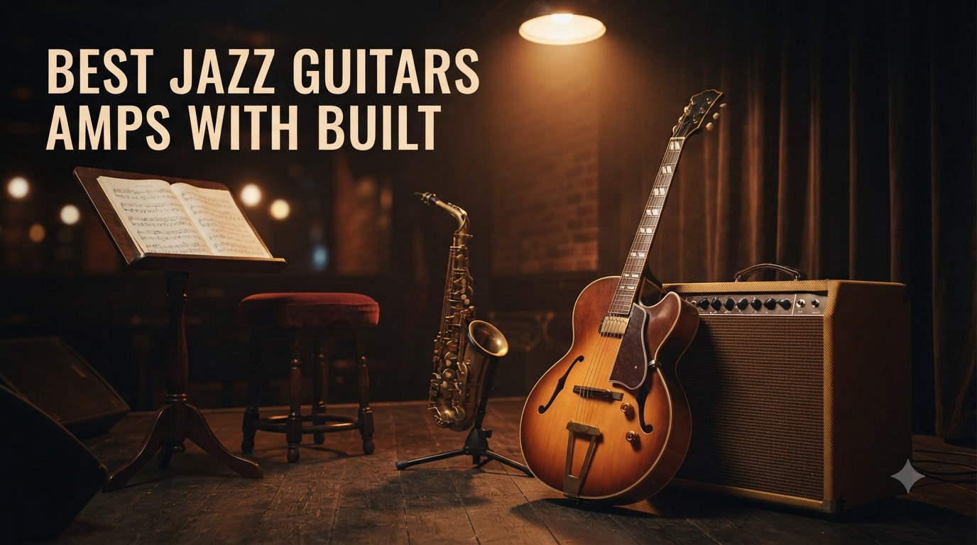 best jazz guitars amps with built