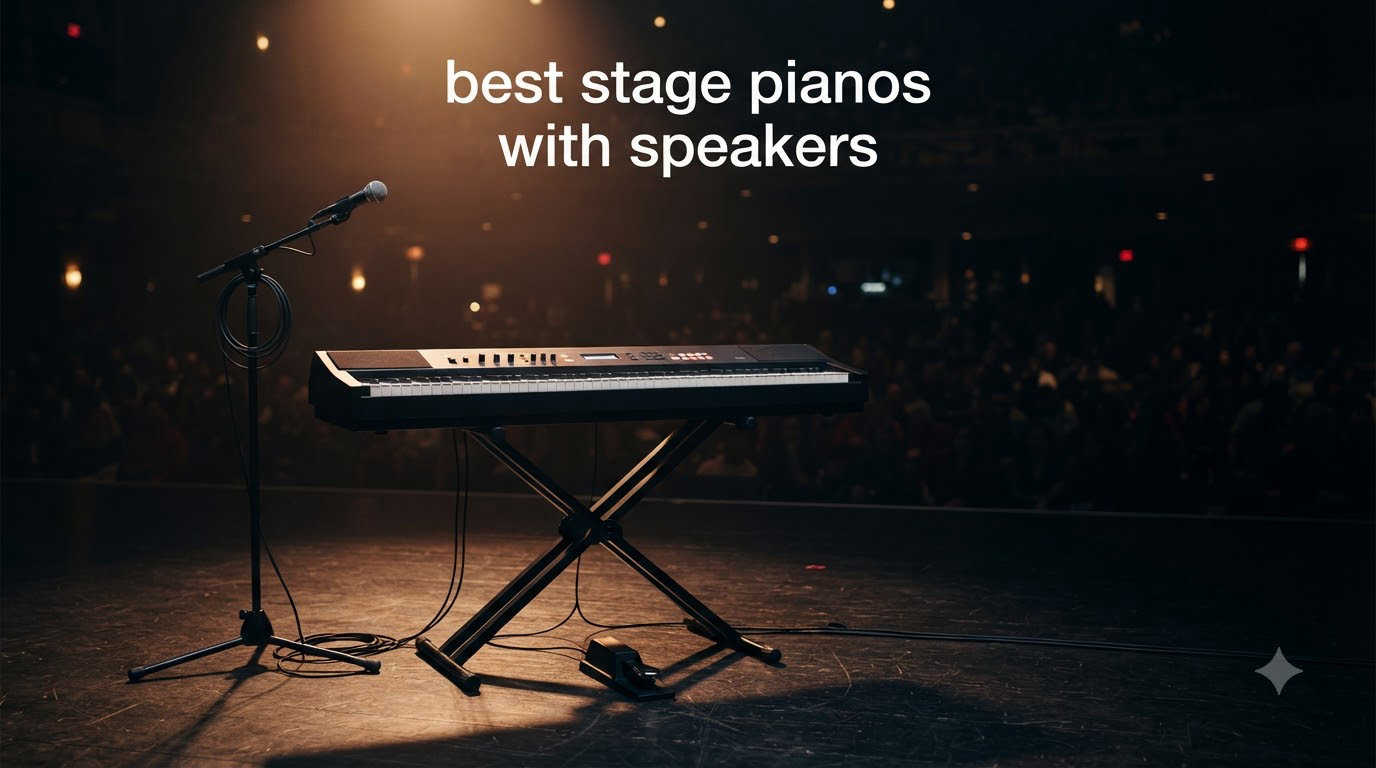 best stage pianos with speakers