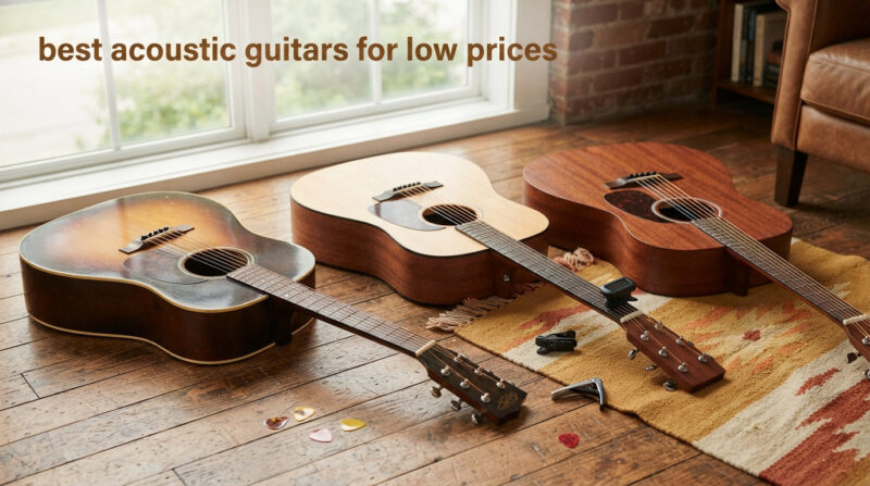 best acoustic guitars for low prices