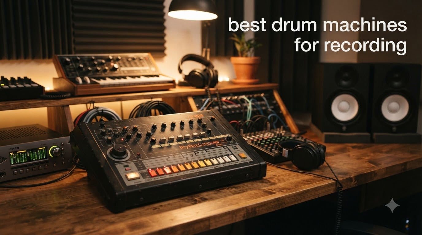 best drum machines for recording