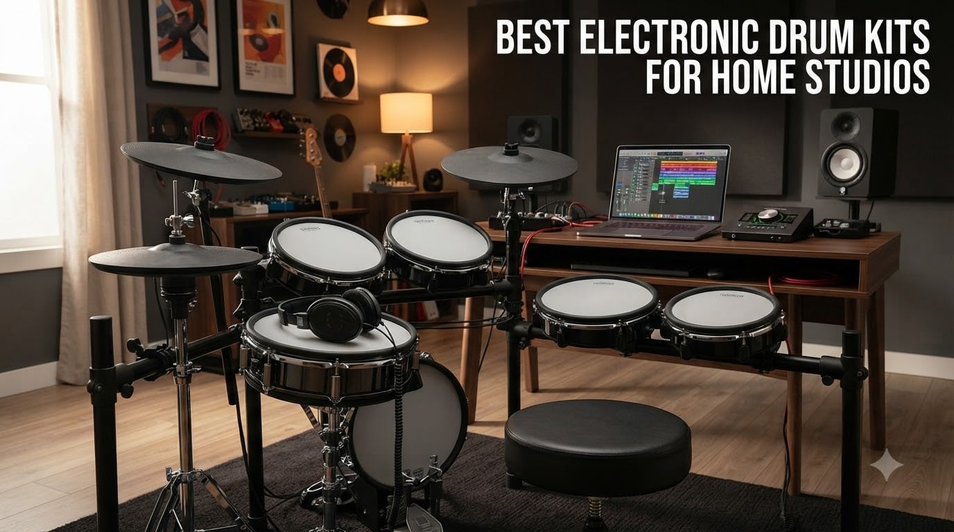 best electronic drum kits for home studios